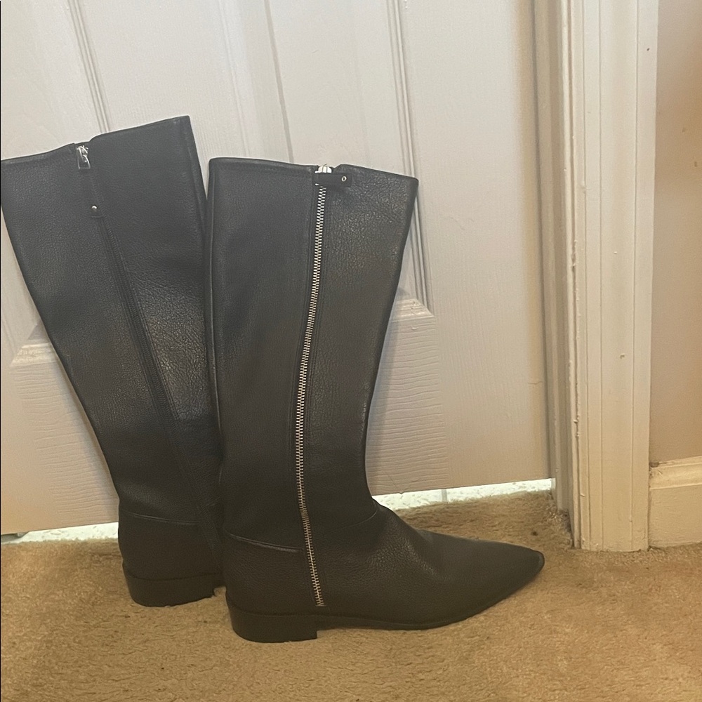 Linea Paolo Black Knee High Boots